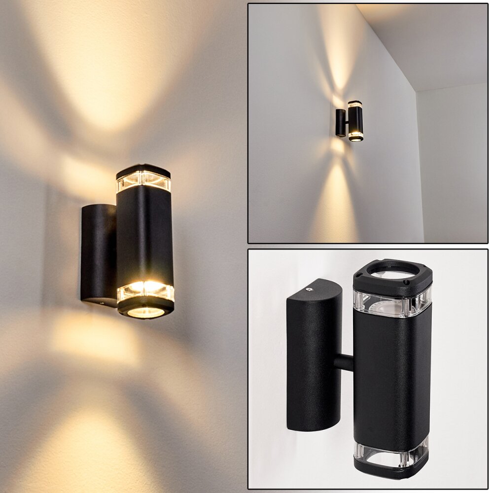 Corneda Außenwandleuchte Schwarz, 1-flammig main product photo