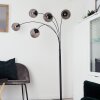 Mesas Bogenlampe Anthrazit, 5-flammig