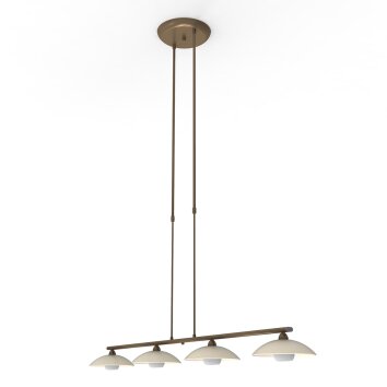 Steinhauer Souvereign Pendelleuchte LED Bronze, 4-flammig