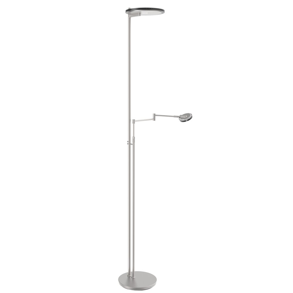 Steinhauer Turound Deckenfluter LED Stahl gebürstet, 2-flammig main product photo