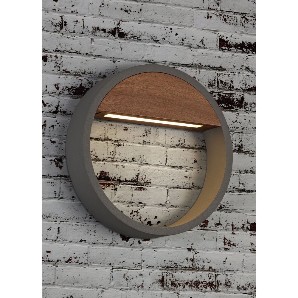 Mantra CYCLE Außenwandleuchte LED Grau, 1-flammig main product photo