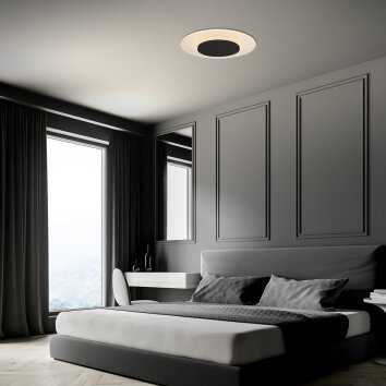 Steinhauer Lido Deckenleuchte LED Schwarz, 1-flammig Steinhauer Lido Deckenleuchte LED Schwarz, 1-flammig