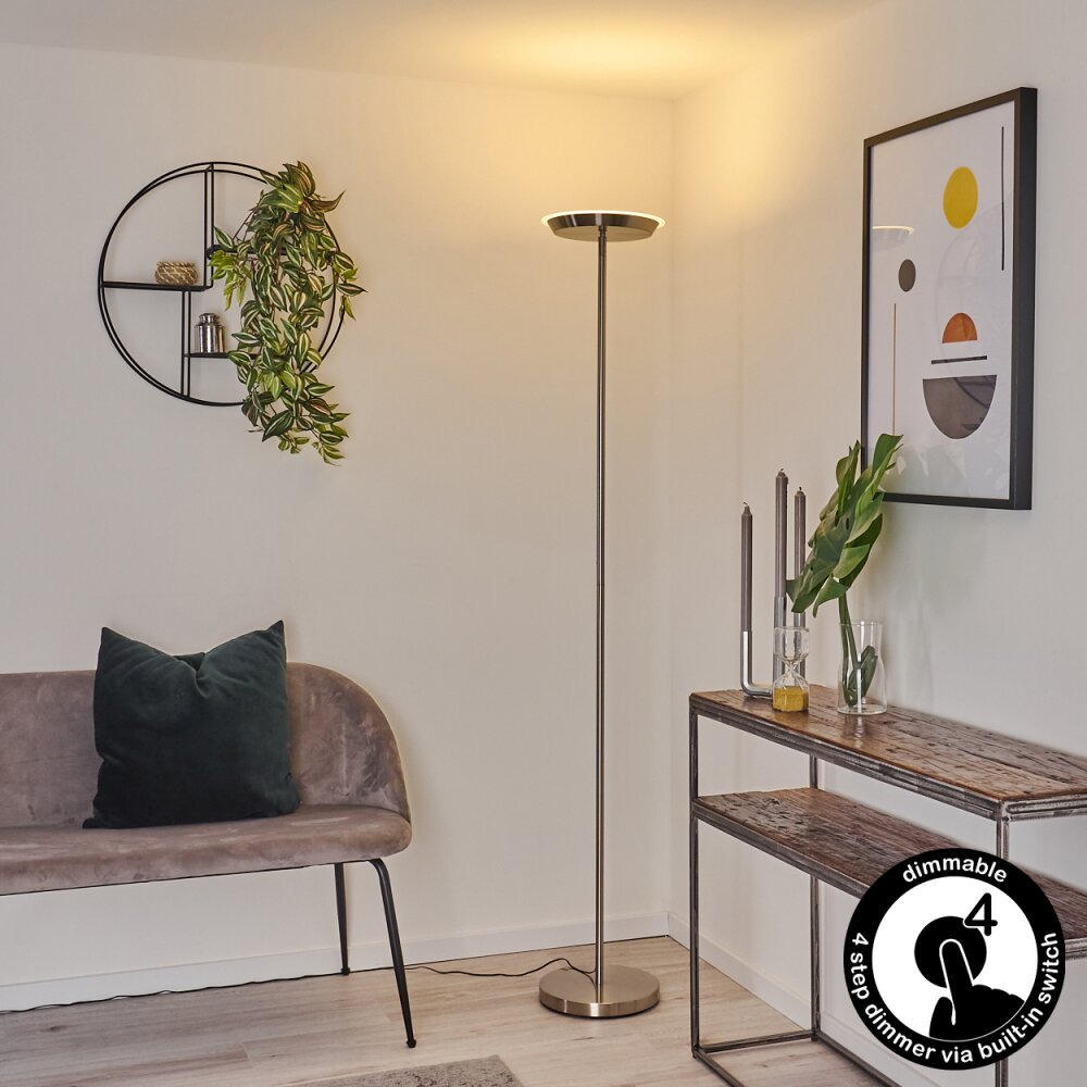 Mjoelby Deckenfluter LED Nickel-Matt, 1-flammig main product photo
