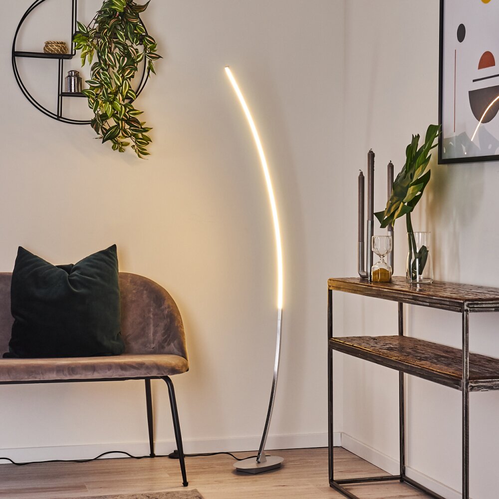Nagu Stehleuchte LED Nickel-Matt, 1-flammig main product photo
