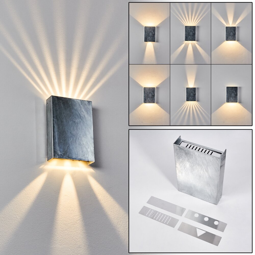 Benin Wandleuchte LED Nickel-Matt, 2-flammig main product photo