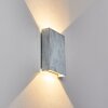 Benin Wandleuchte LED Nickel-Matt, 2-flammig