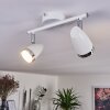 Idlewild Deckenleuchte LED Chrom, Weiß, 2-flammig