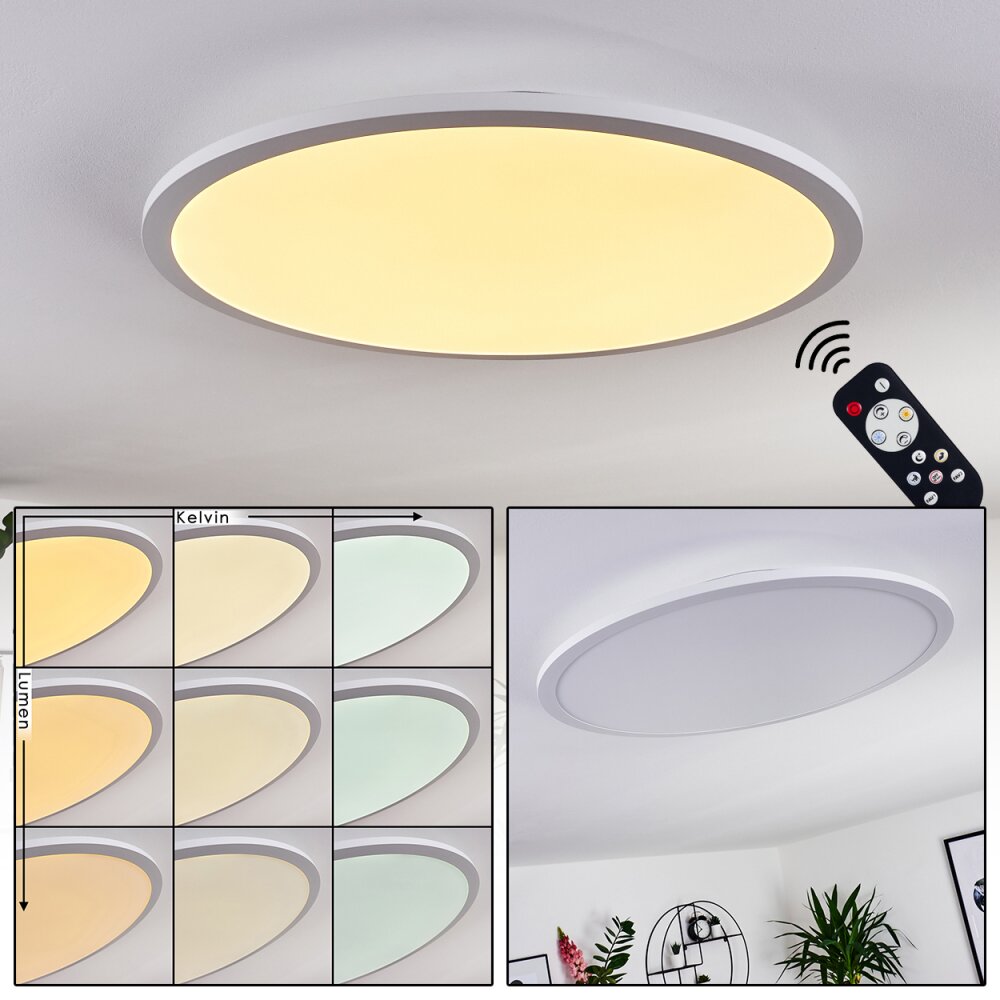 Sani LED Panel Weiß, 1-flammig, Fernbedienung main product photo