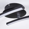 Aringa Deckenleuchte LED Schwarz, 1-flammig