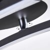 Aringa Deckenleuchte LED Schwarz, 1-flammig