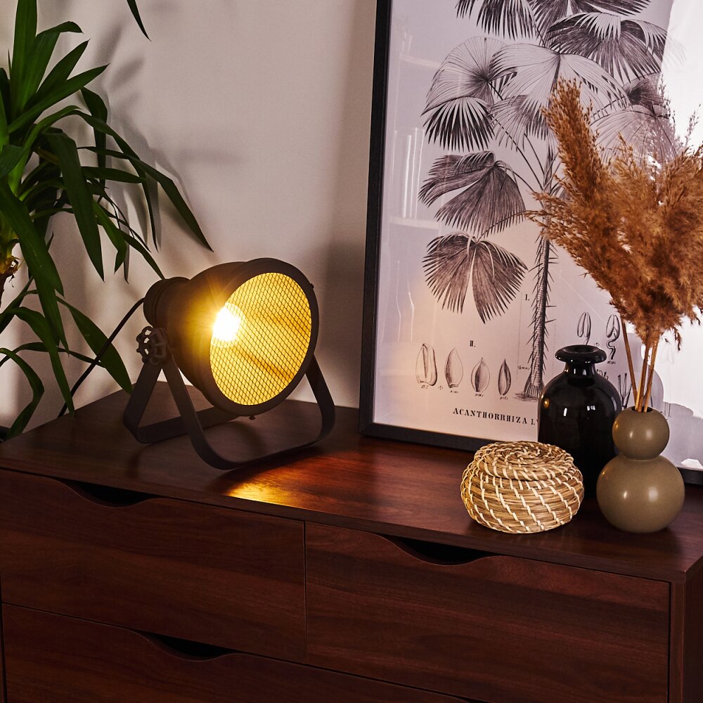 Oghu Tischleuchte Schwarz, 1-flammig main product photo