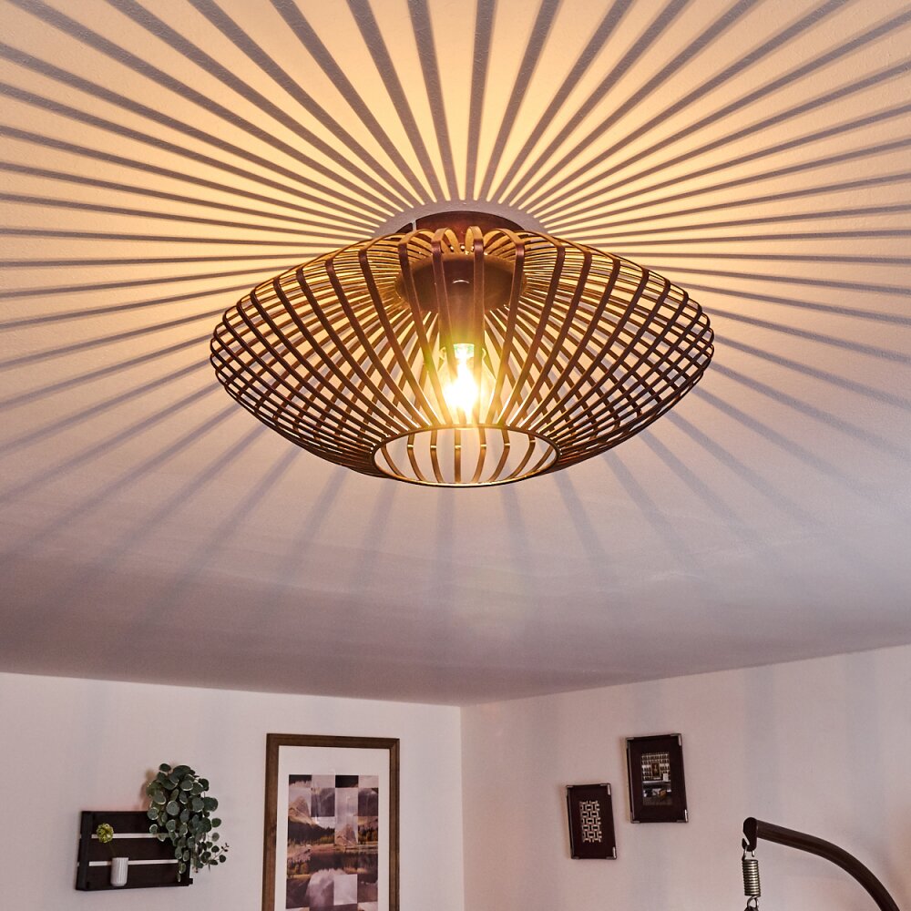 Wemude Deckenleuchte Kupferfarben, Schwarz, 1-flammig main product photo
