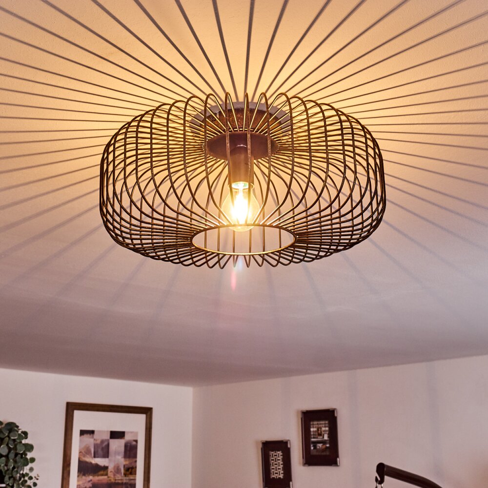 Wemude Deckenleuchte Schwarz-Gold, 1-flammig main product photo