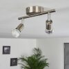 Oula Deckenleuchte LED Nickel-Matt, 2-flammig