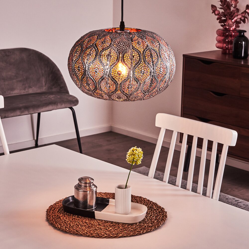 Kemer Hängeleuchte Schwarz, Silber, 1-flammig main product photo