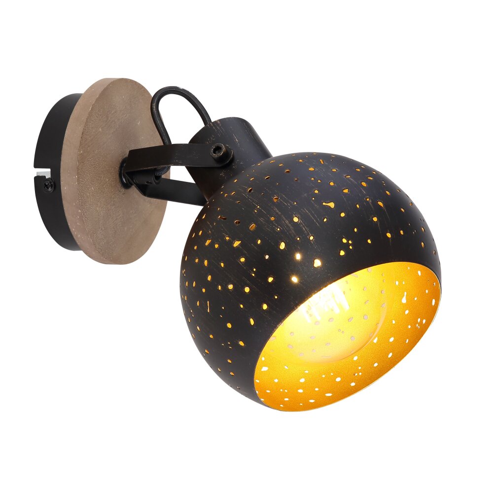 Globo ADAJA Strahler Schwarz, 1-flammig main product photo