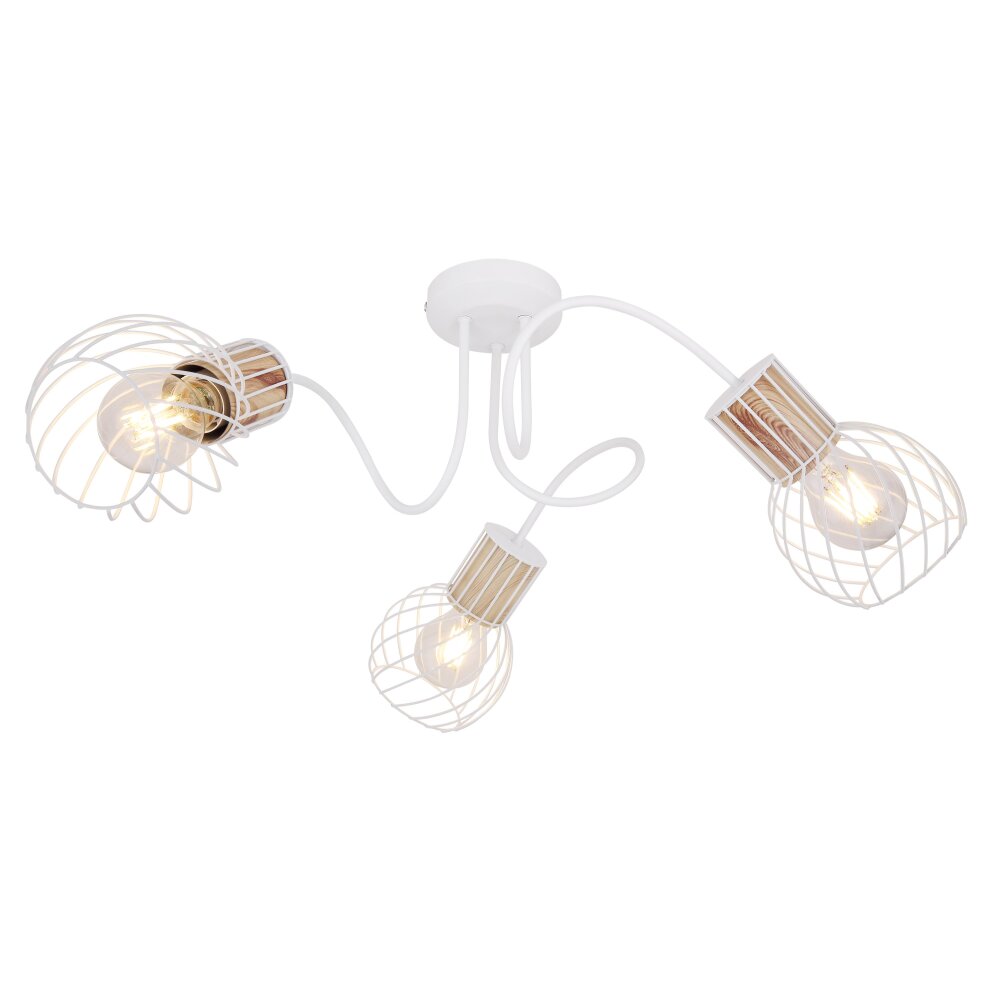 Globo LUISE Deckenleuchte Weiß, 3-flammig main product photo