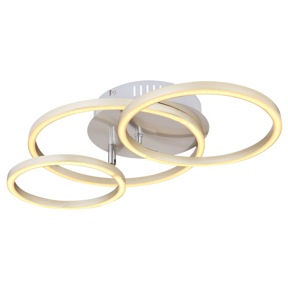 Globo KENDY Deckenleuchte LED Nickel-Matt, 1-flammig main product photo