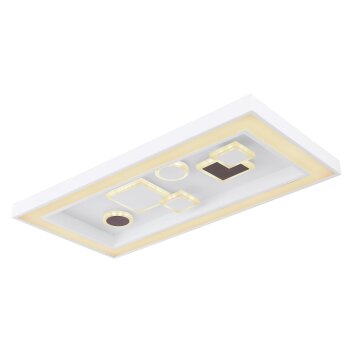 Globo RABEA Deckenleuchte LED Weiß, 1-flammig, Fernbedienung