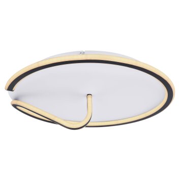 Globo RODAN Deckenleuchte LED Weiß, 1-flammig, Fernbedienung