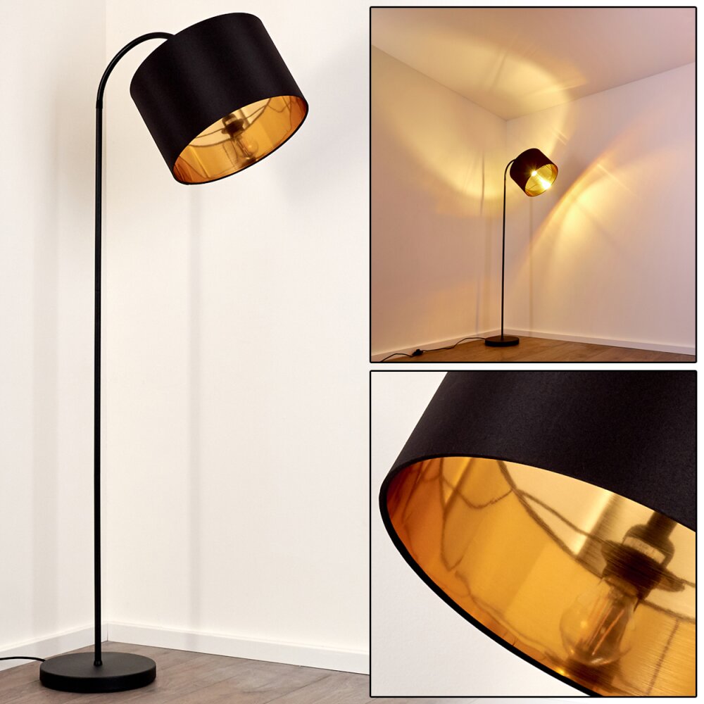 Pattburg Stehleuchte Schwarz, 1-flammig main product photo