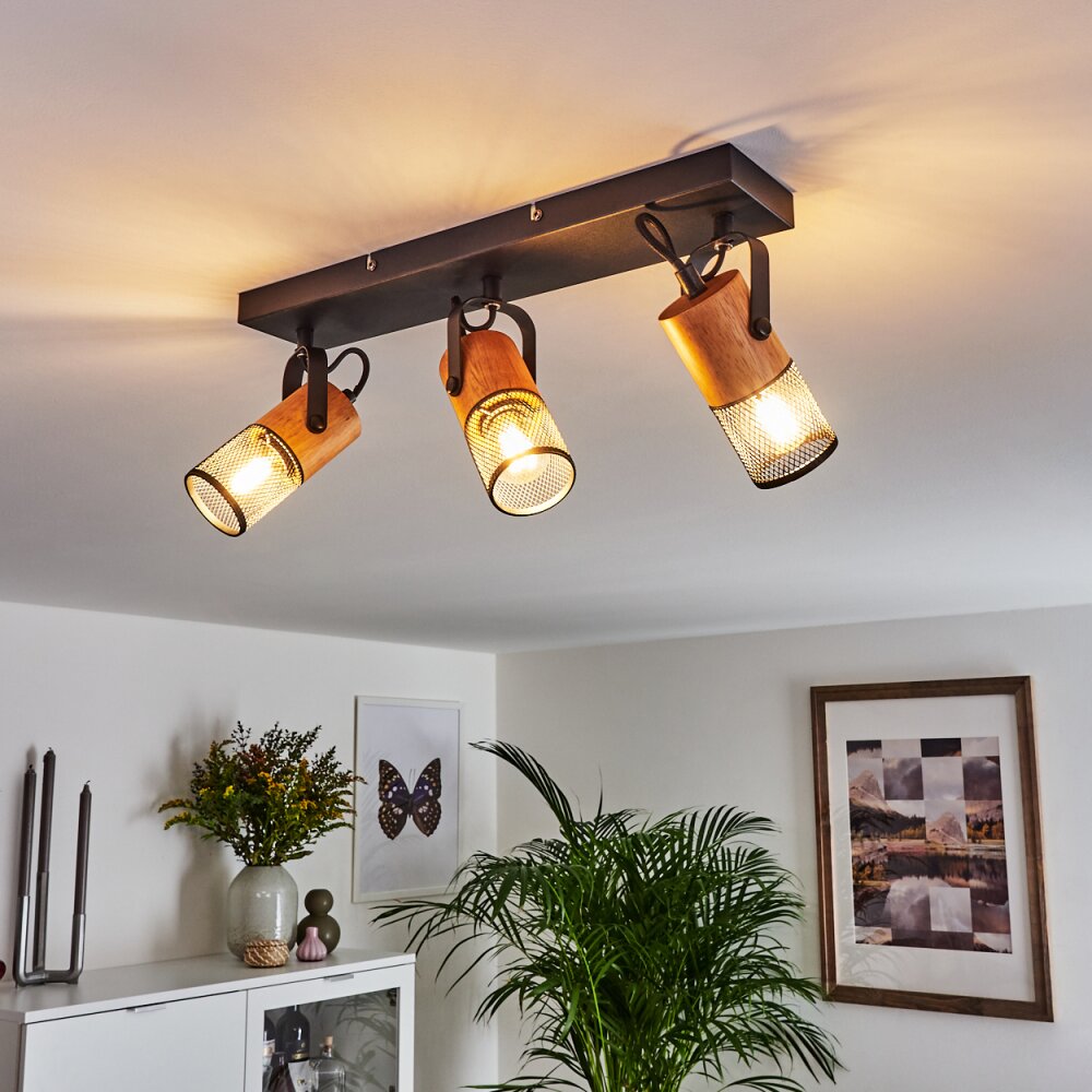 Lengalau Deckenleuchte Schwarz, 3-flammig main product photo