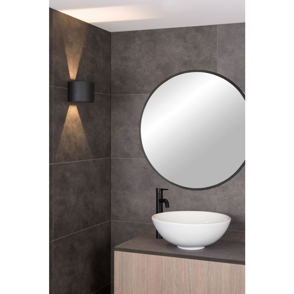 Lucide AXI Wandleuchte LED Schwarz, 1-flammig main product photo