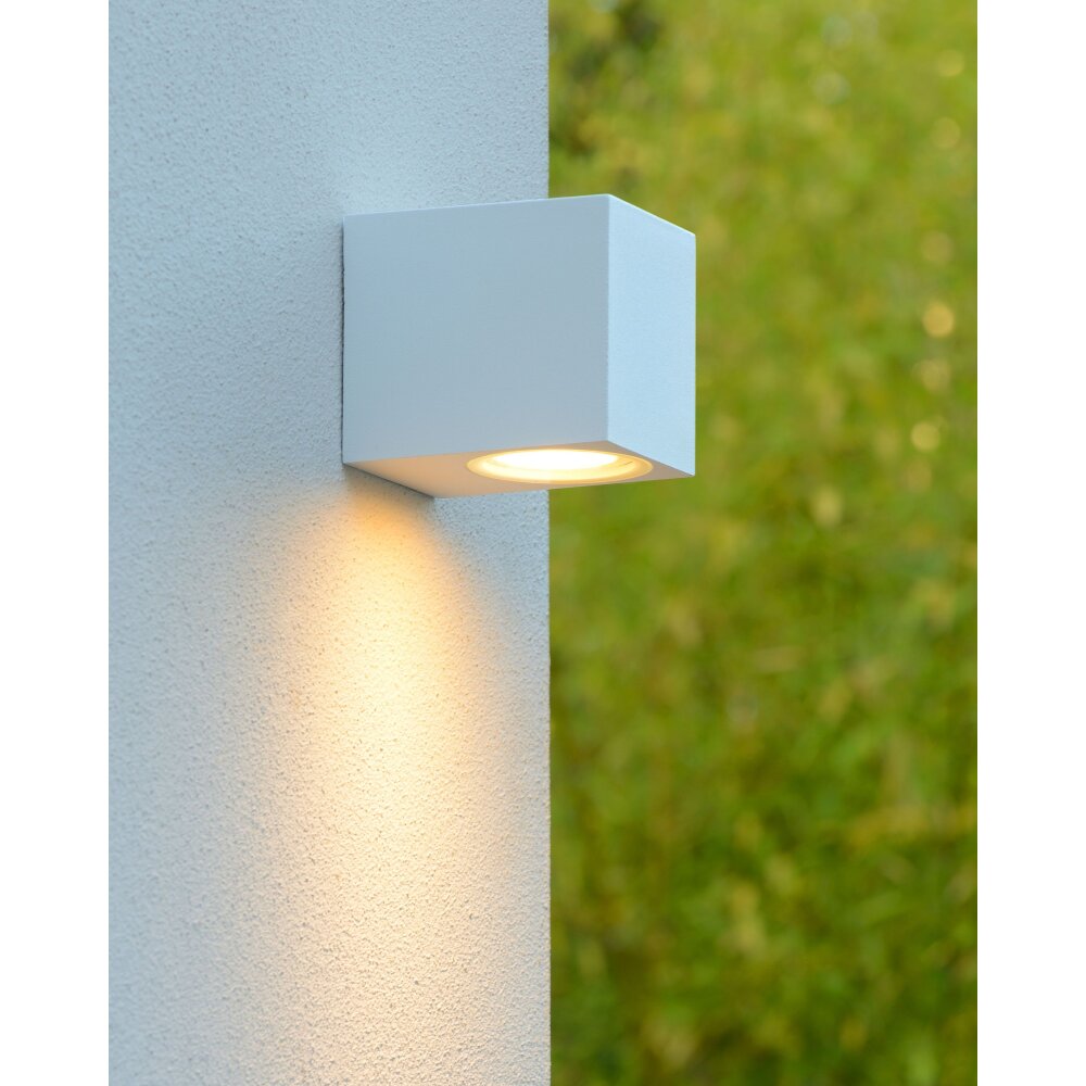Lucide ZARO Außenwandleuchte Weiß, 1-flammig main product photo