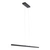 Steinhauer Light Stripe Pendelleuchte LED Schwarz, 1-flammig