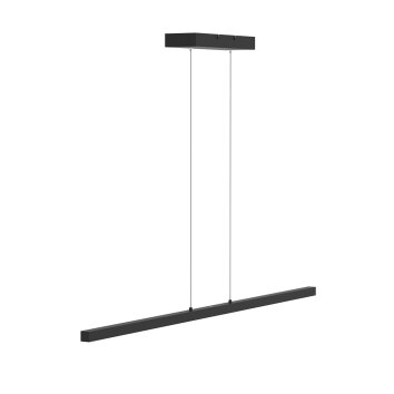 Steinhauer Light Stripe Pendelleuchte LED Schwarz, 1-flammig