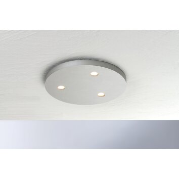 Bopp Leuchten CLOSE Deckenleuchte LED Silber, 3-flammig