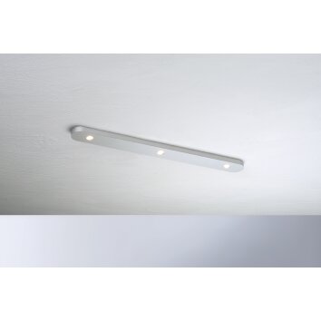 Bopp Leuchten CLOSE Deckenleuchte LED Silber, 3-flammig