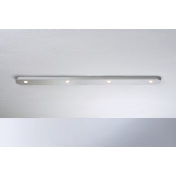 Bopp Leuchten CLOSE Deckenleuchte LED Aluminium, Silber, 4-flammig
