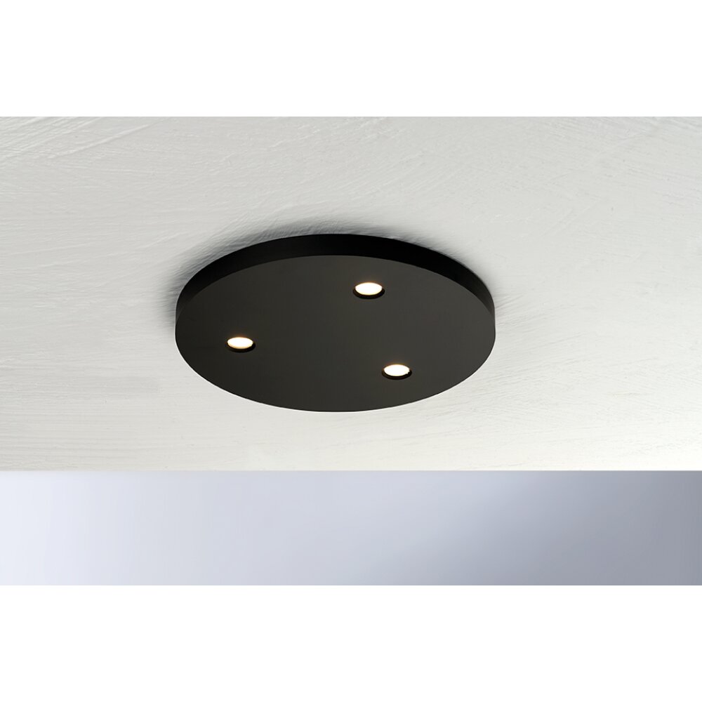 Bopp Leuchten CLOSE Deckenleuchte LED Schwarz, 3-flammig main product photo