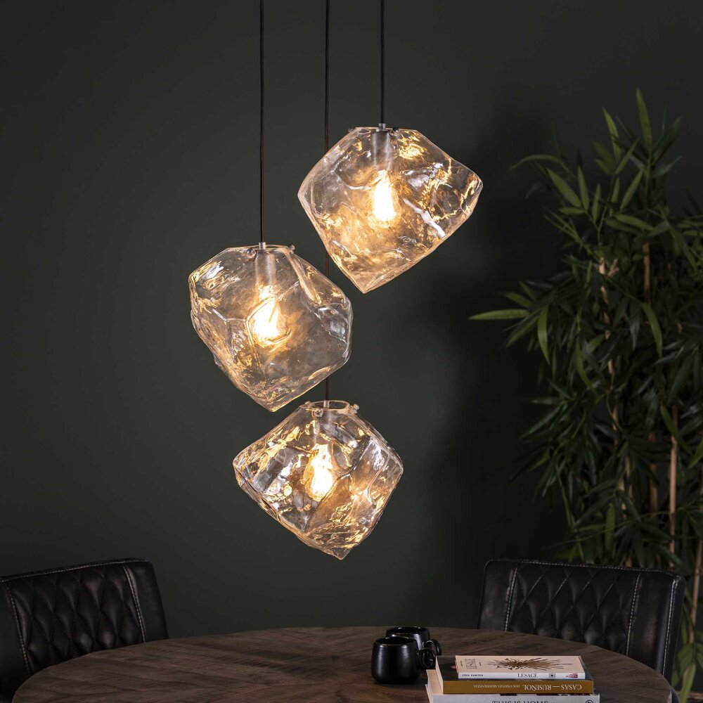 Marore Hängeleuchte Silber, 3-flammig main product photo