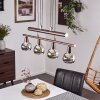 Warga Pendelleuchte LED Bronze, 4-flammig