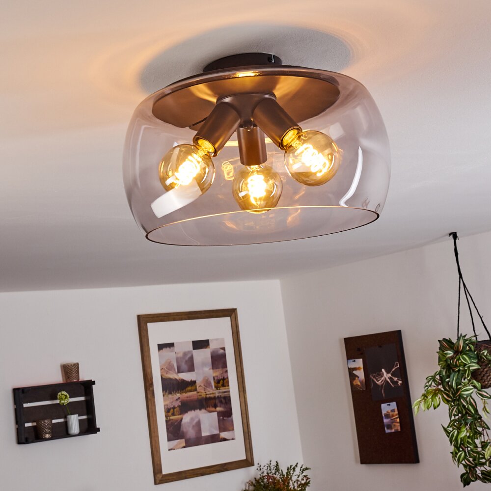 Palibatz Deckenleuchte Anthrazit, 3-flammig main product photo