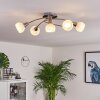 Warga Deckenleuchte LED Nickel-Matt, 5-flammig