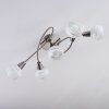 Warga Deckenleuchte LED Nickel-Matt, 5-flammig