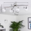 Warga Deckenleuchte LED Nickel-Matt, 4-flammig