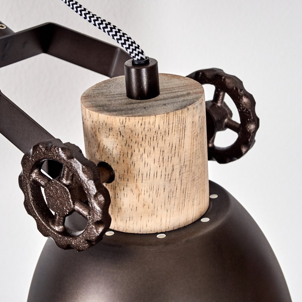 Orny Wandleuchte Braun, Holz hell, 1-flammig