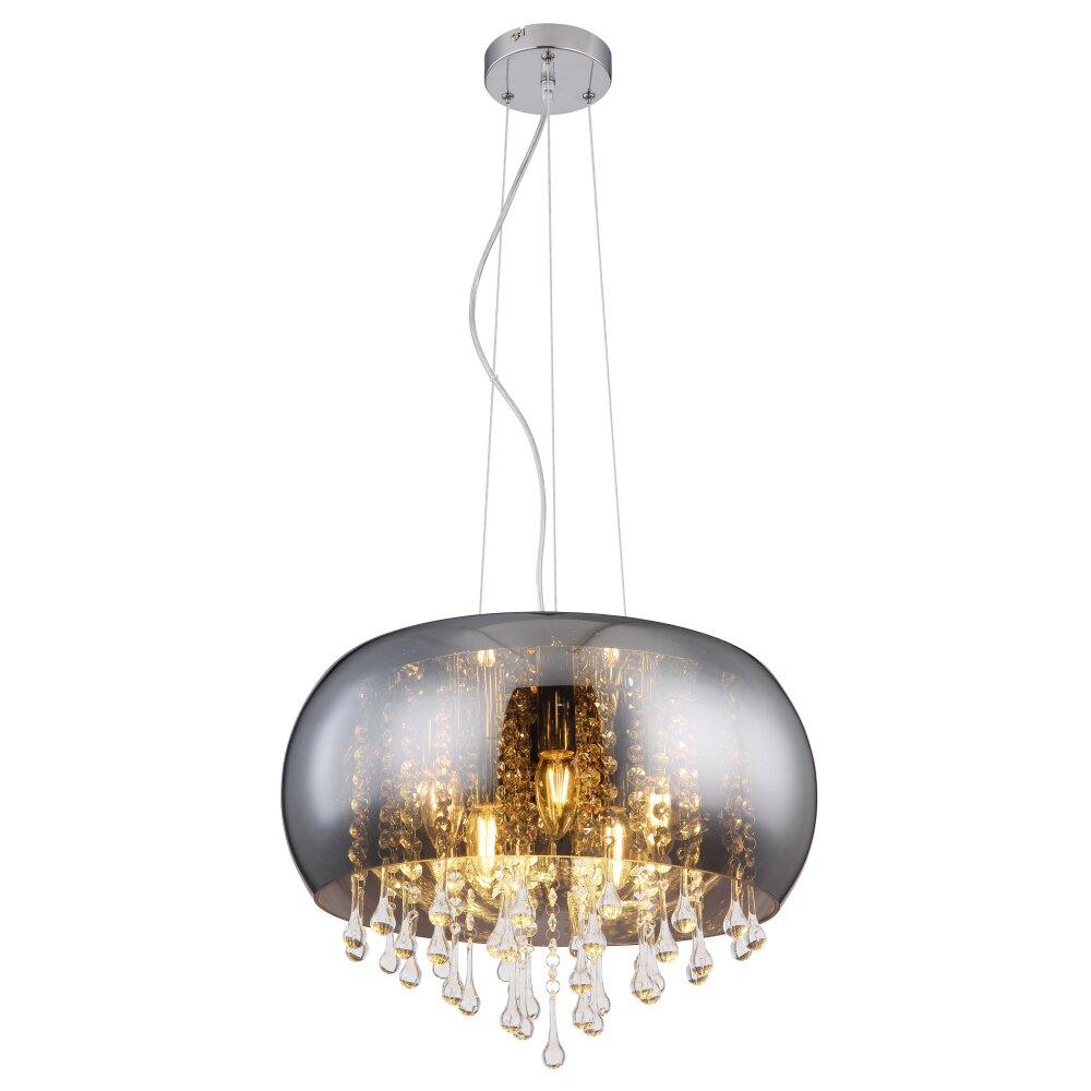 Globo KALLA Hängeleuchte Chrom, 5-flammig main product photo