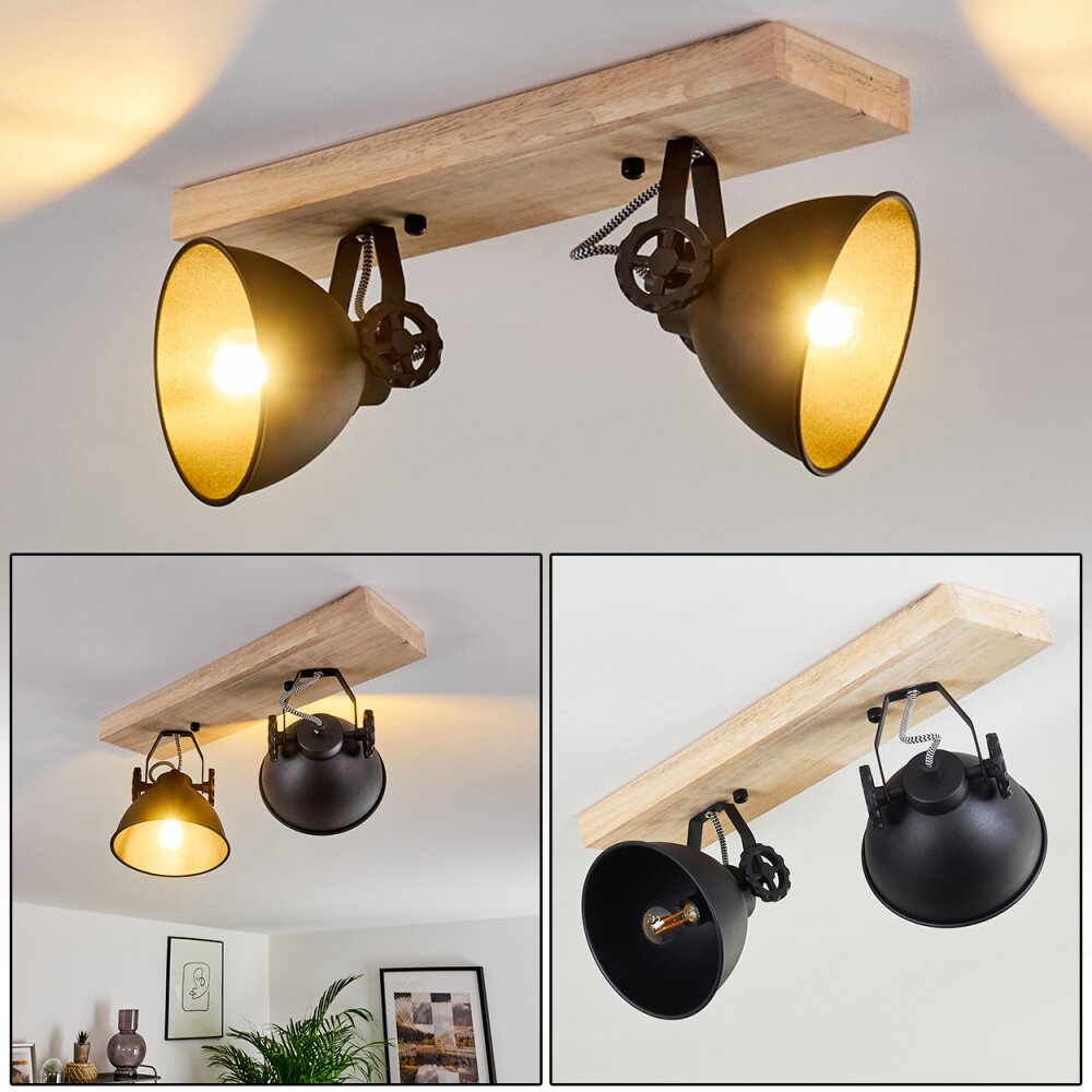 Svanfolk Deckenleuchte Holz hell, 2-flammig main product photo