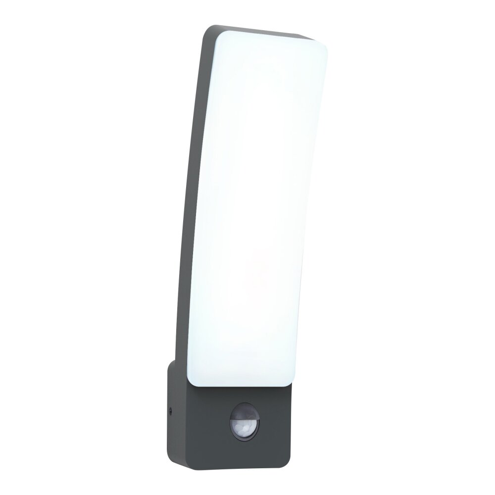 Lutec KIRA Außenwandleuchte LED Anthrazit, 1-flammig, Bewegungsmelder main product photo