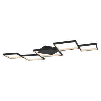 Globo KURIO Deckenleuchte LED Schwarz, 1-flammig, Fernbedienung Globo KURIO Deckenleuchte LED Schwarz, 1-flammig, Fernbedienung