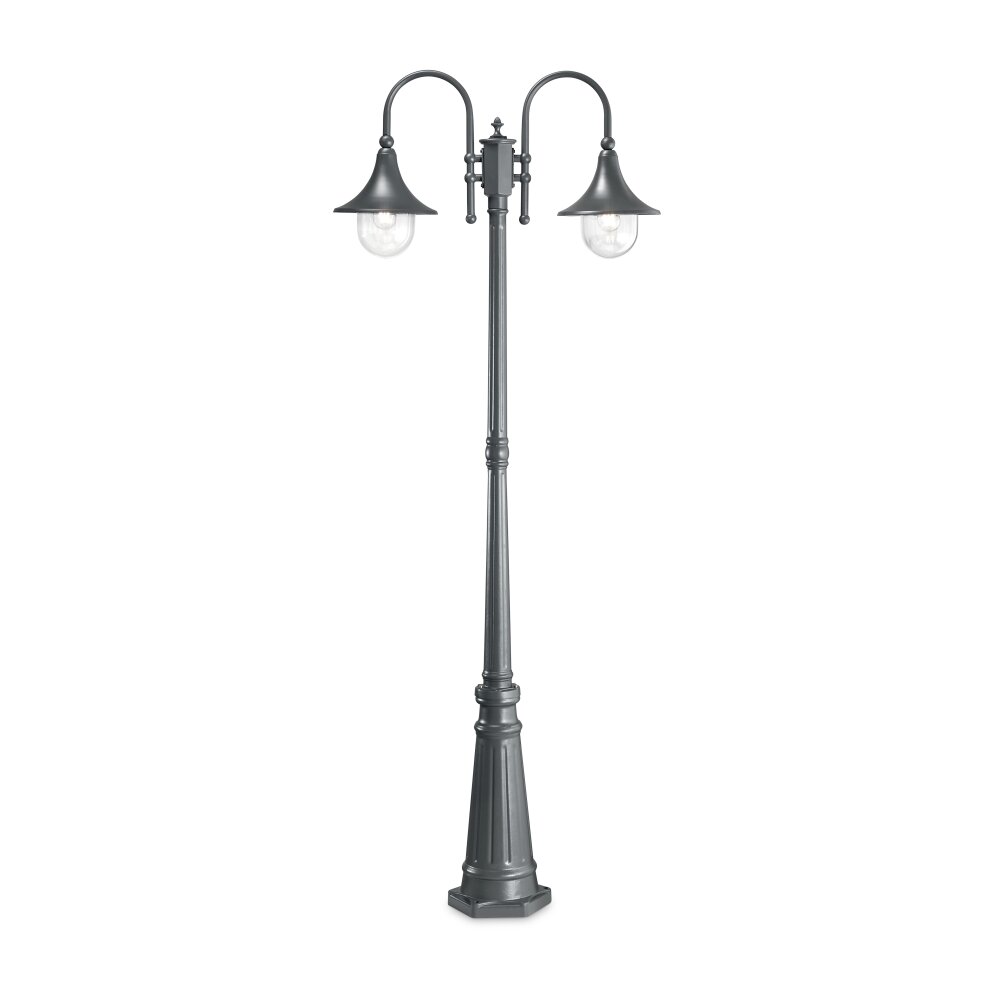 Ideallux CIMA Wegeleuchte Grau, 2-flammig main product photo