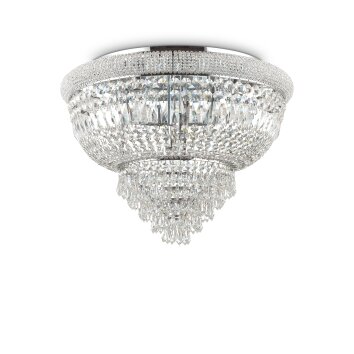 Ideallux DUBAI Deckenleuchte Chrom, 24-flammig