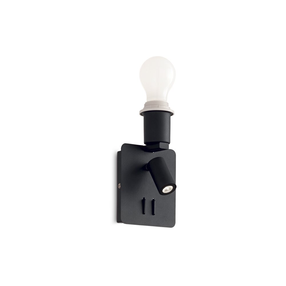 Ideallux GEA Wandleuchte Schwarz, 2-flammig main product photo
