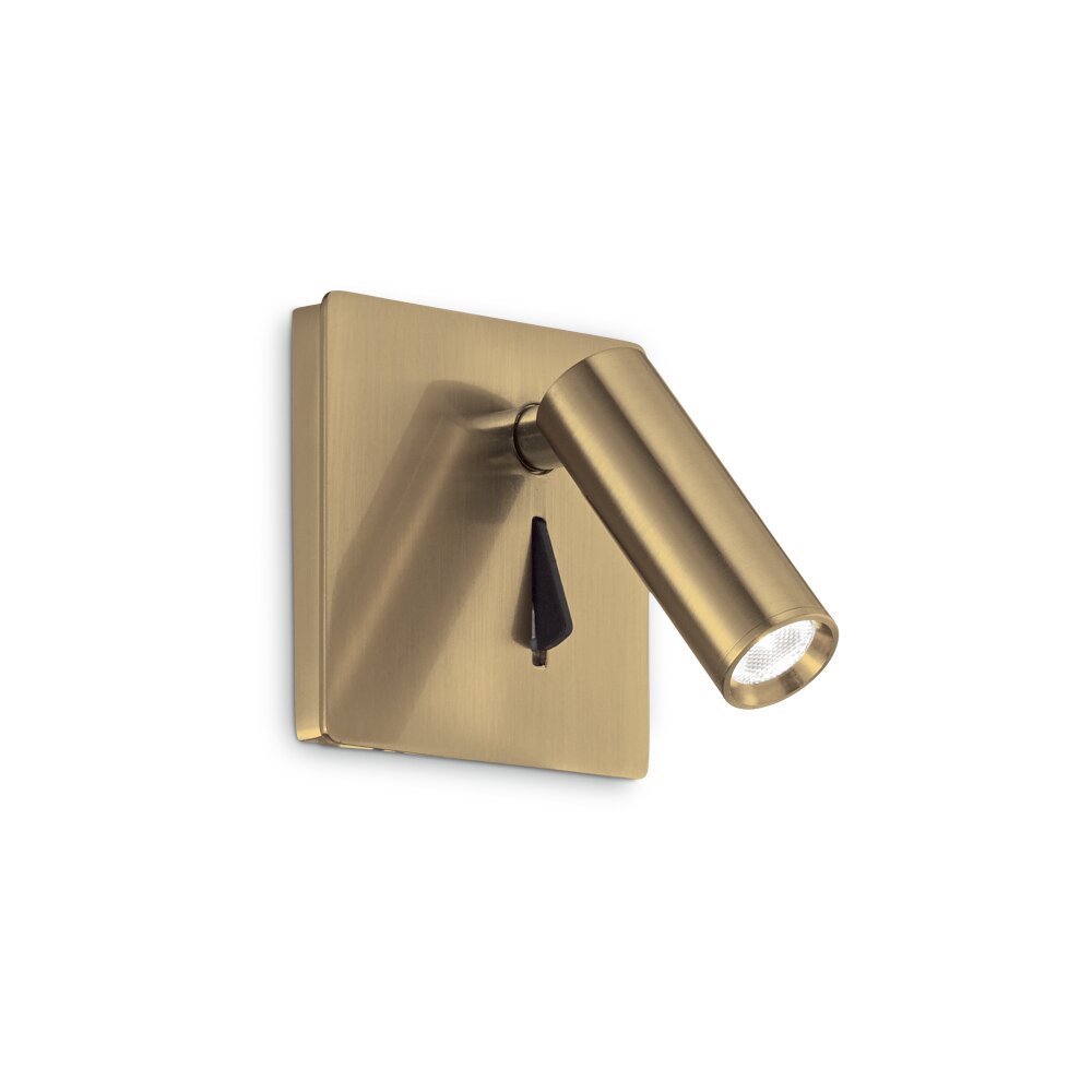 Ideallux LITE Wandleuchte LED Messing, 1-flammig main product photo