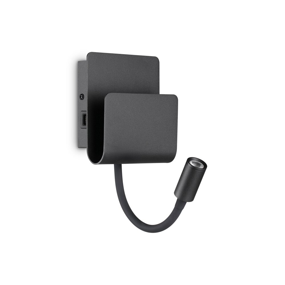 Ideallux PROBE Wandleuchte LED Schwarz, 1-flammig main product photo
